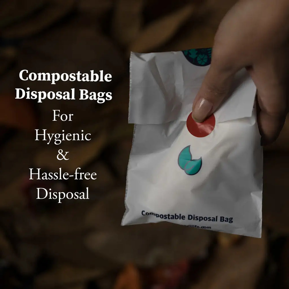 
                  
                    anandi sanitary pads hassle free disposal
                  
                